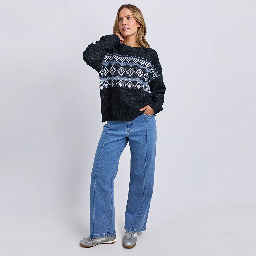 Panorama Knit - Navy - Image 3