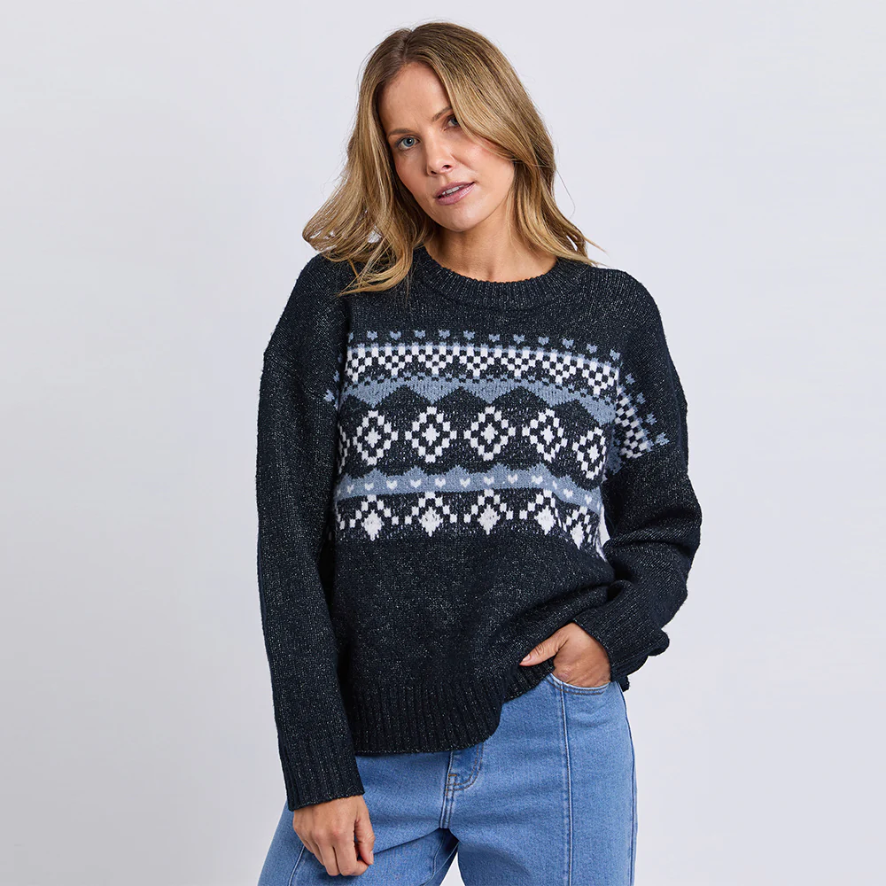 Panorama Knit - Navy - Image 4