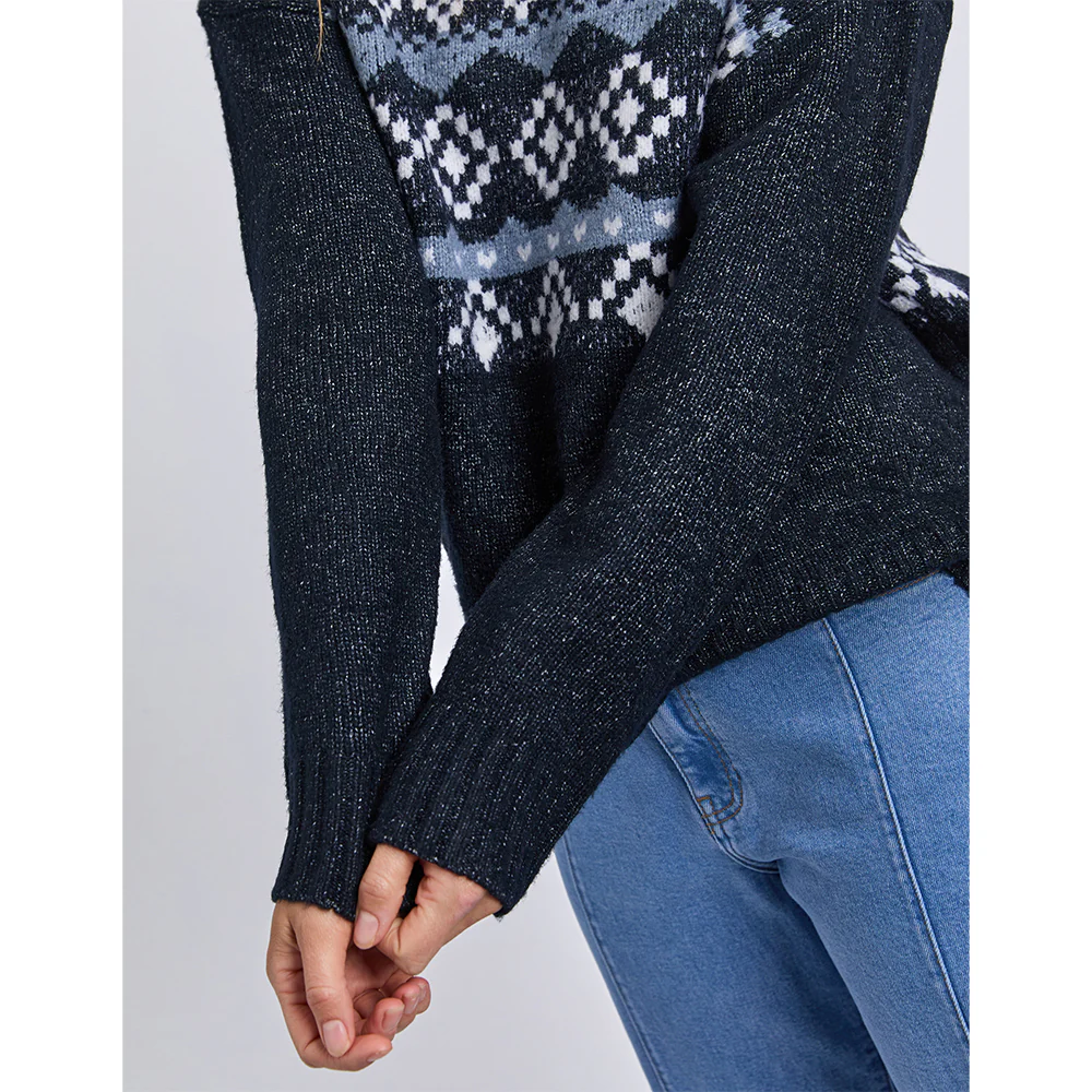 Panorama Knit - Navy - Image 8