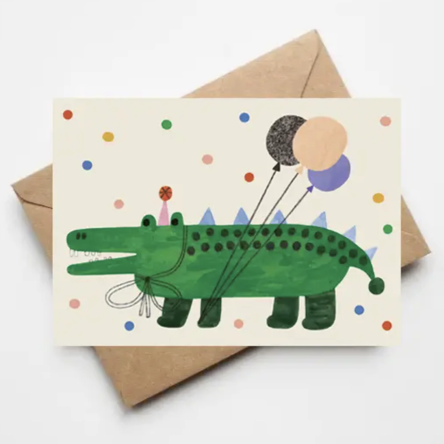 Party Alligator Card