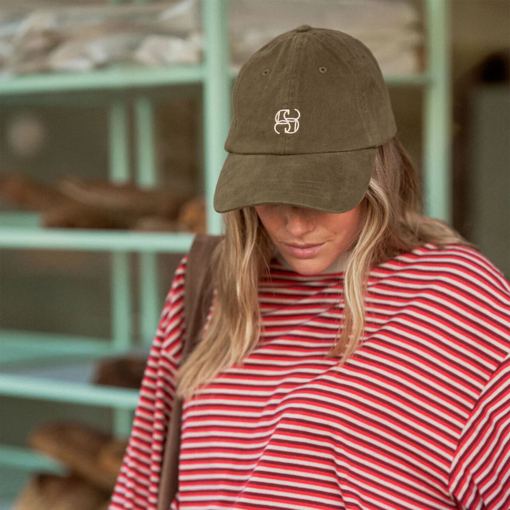 Pip Everyday Cap - Washed Olive + Orchid - Image 2