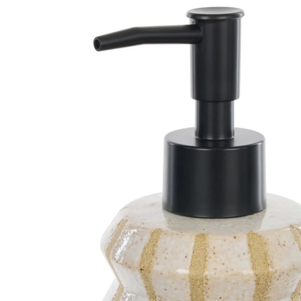 Pippin Soap Dispenser - White/Natural - Image 4