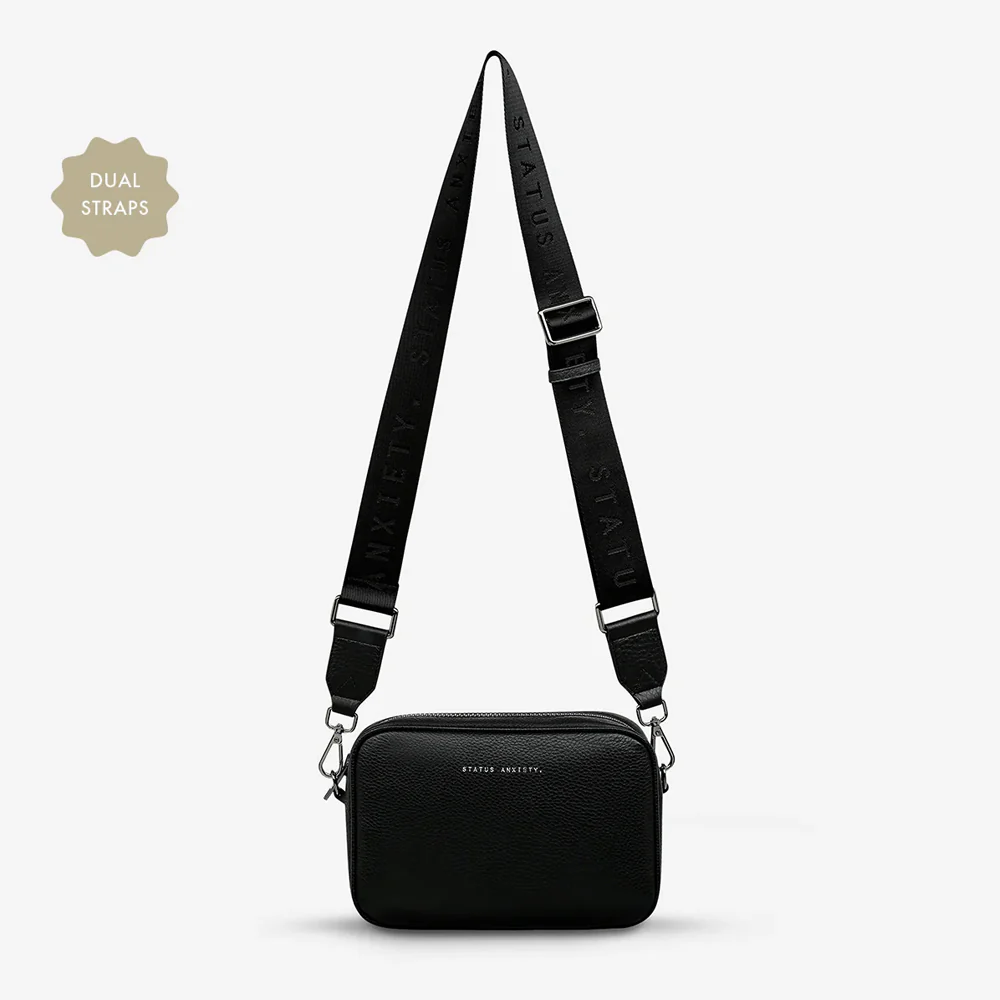 Plunder Bag with Dual Strap - Black