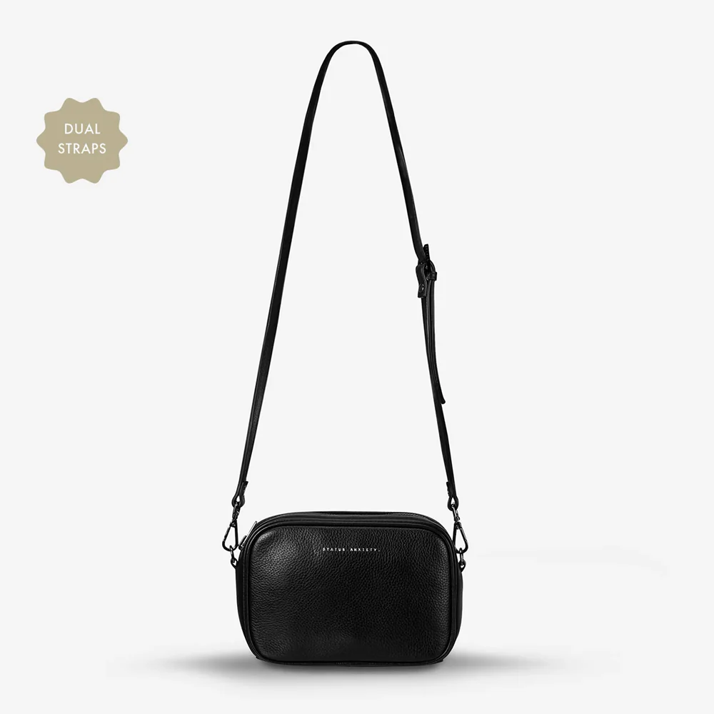 Plunder Bag with Dual Strap - Black - Image 2