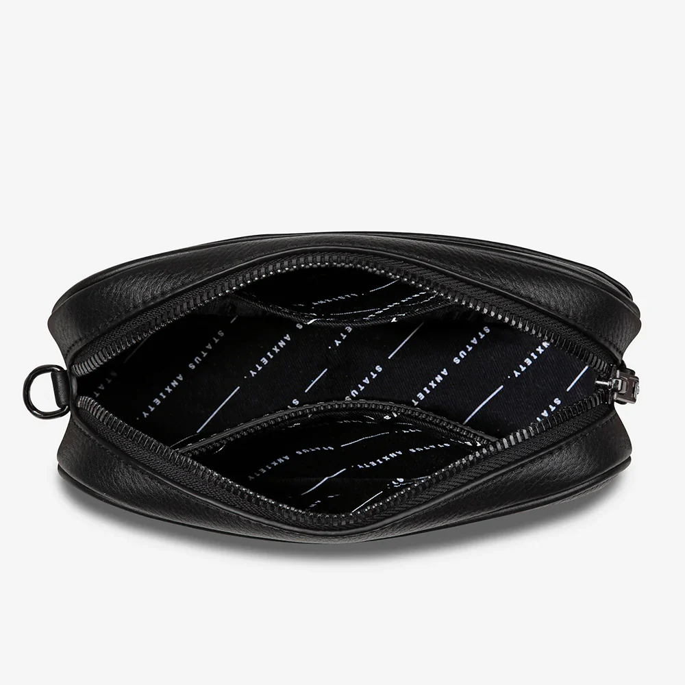 Plunder Bag with Dual Strap - Black - Image 5