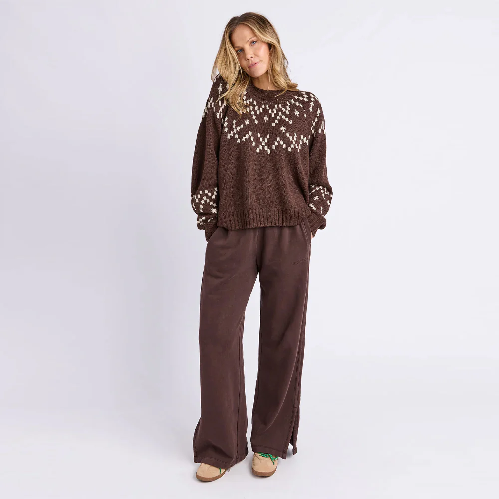 Polar Knit Crew - Coffee - Image 6