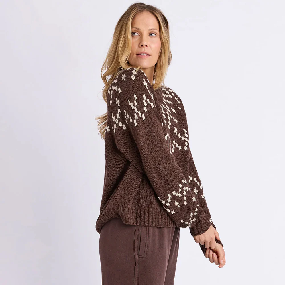 Polar Knit Crew - Coffee - Image 8