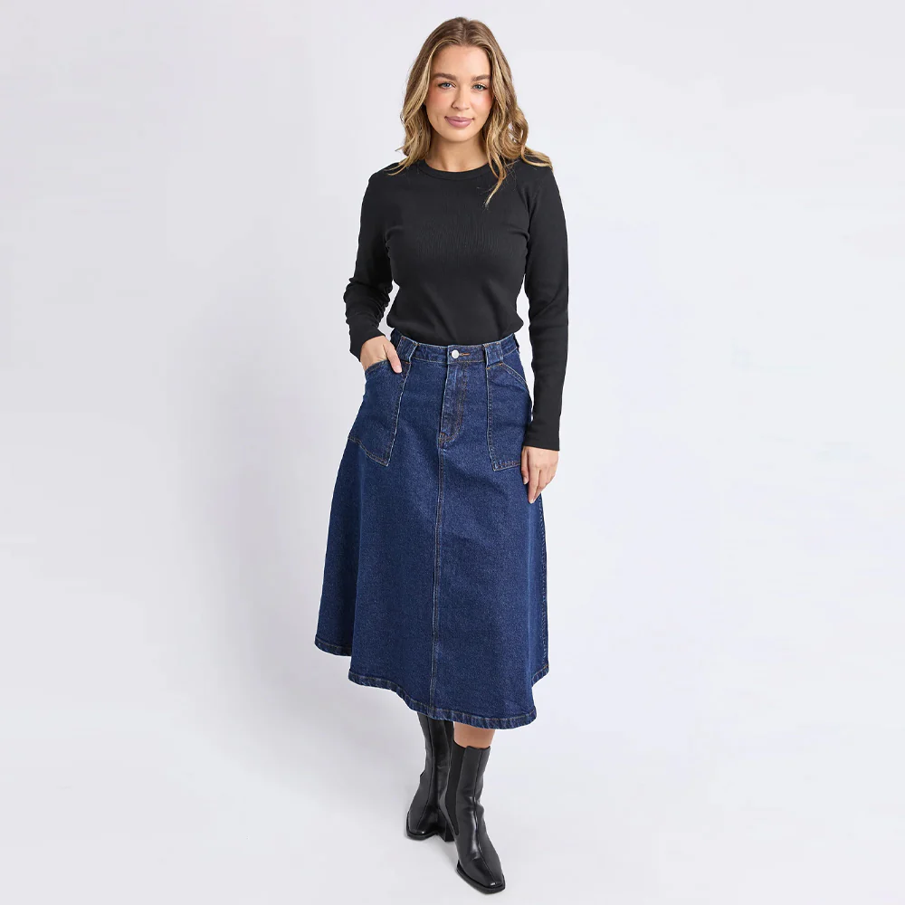 Potter Skirt - Indigo - Image 3
