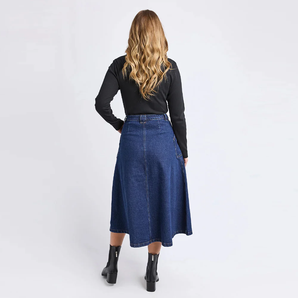 Potter Skirt - Indigo - Image 4