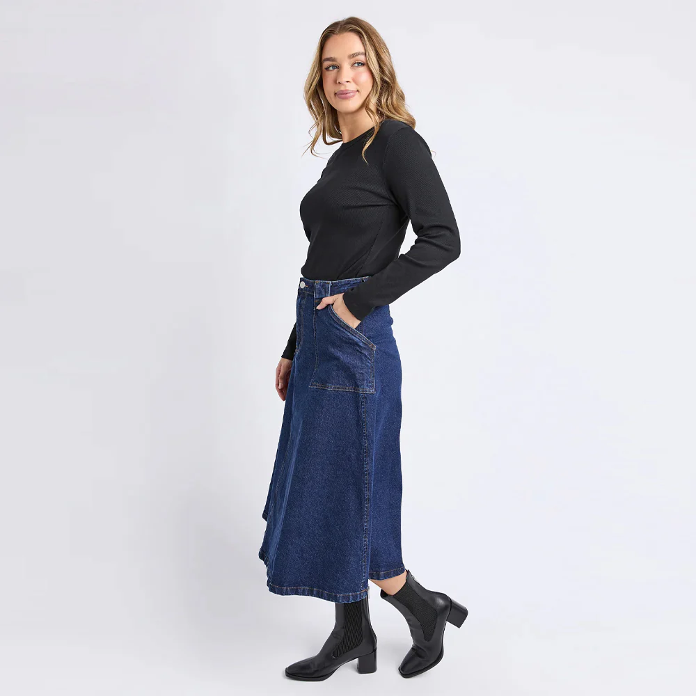 Potter Skirt - Indigo - Image 5
