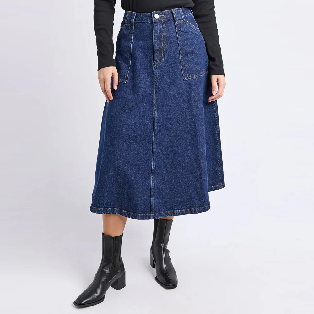Potter Skirt - Indigo - Image 6