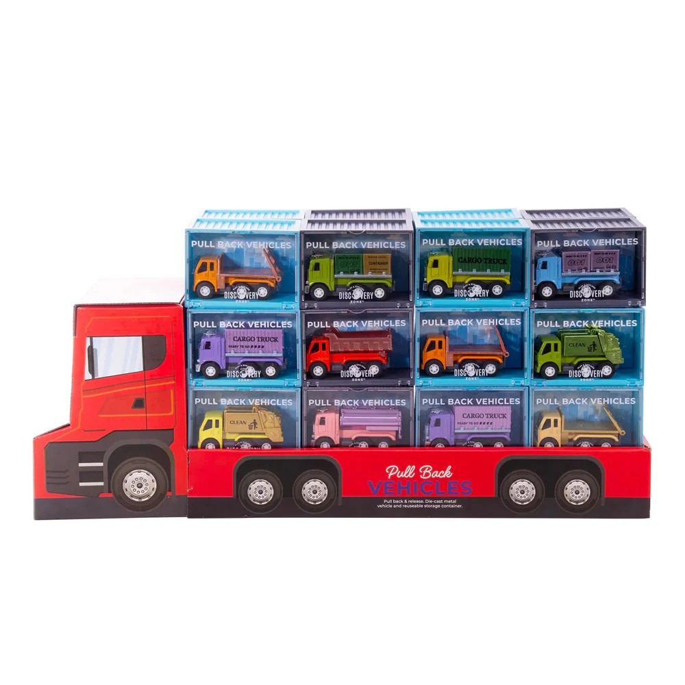 Pull-Back Container Truck - Assorted