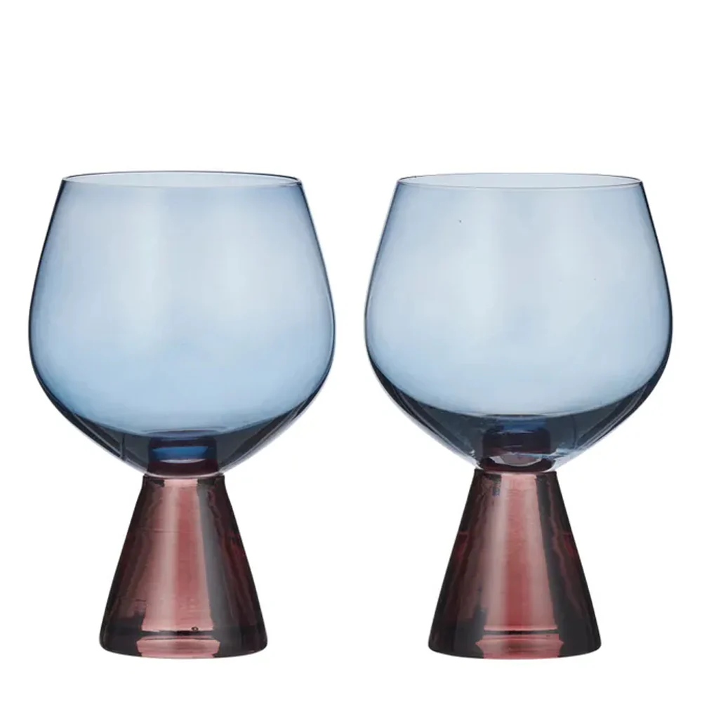 Pyramid S/2 Goblet - Russet/Blue