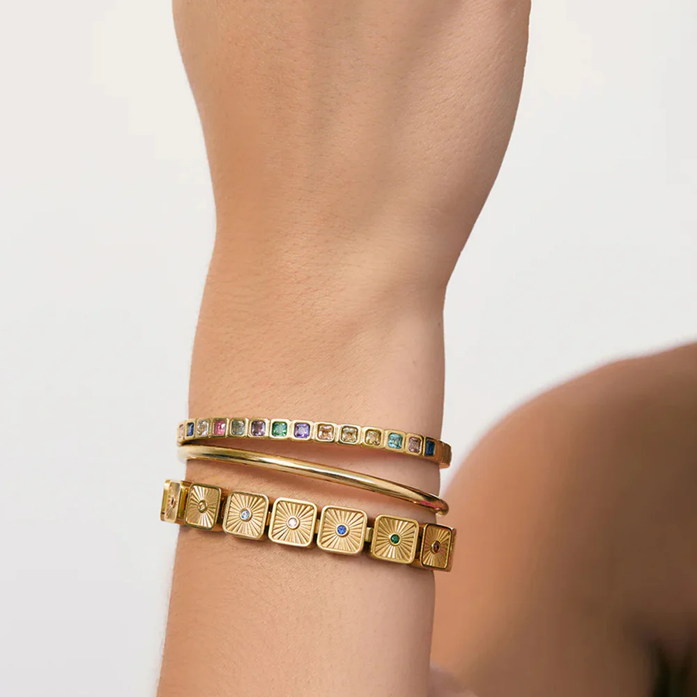 Quinn Gold Cuff Multi - Image 4