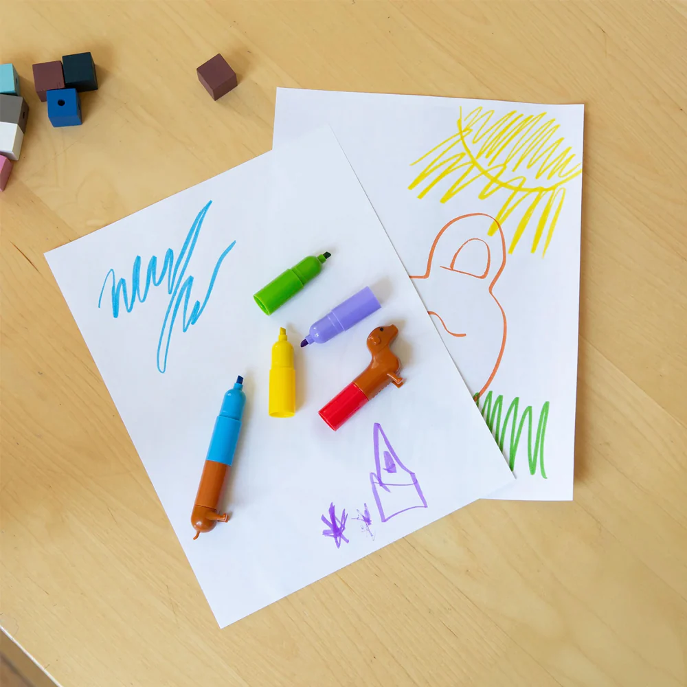 Rainbow Dachshund Markers - Image 3