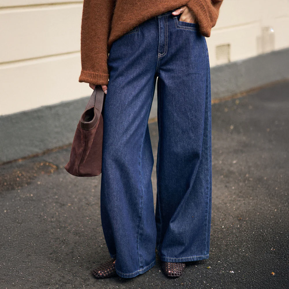 Reese Wide Leg Jean - Midnight