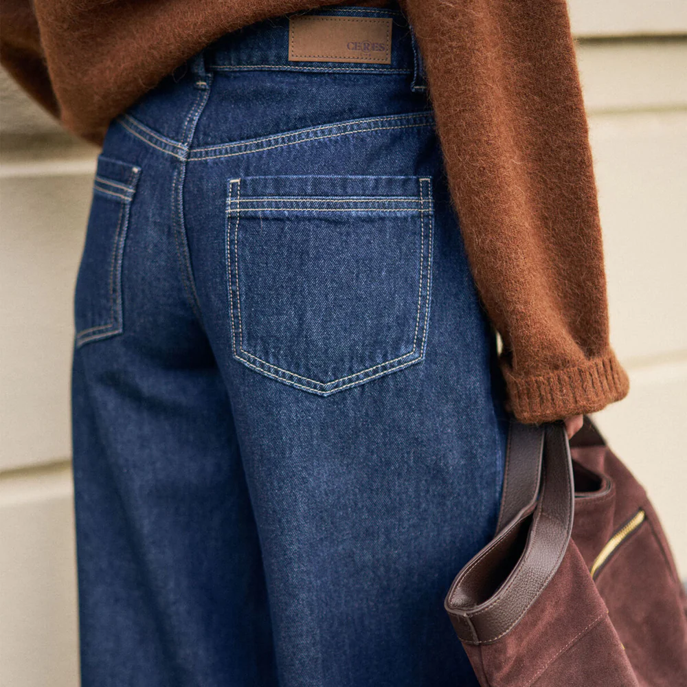 Reese Wide Leg Jean - Midnight - Image 3