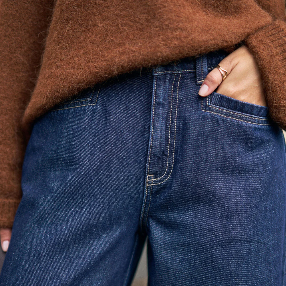 Reese Wide Leg Jean - Midnight - Image 4