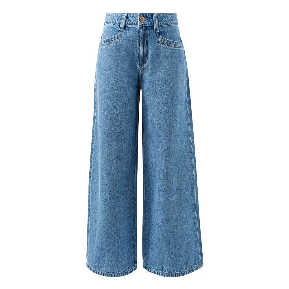 Reese Wide Leg Jean - Vintage Blue - Image 6
