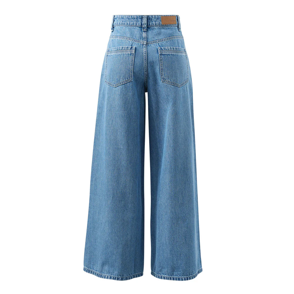 Reese Wide Leg Jean - Vintage Blue - Image 7