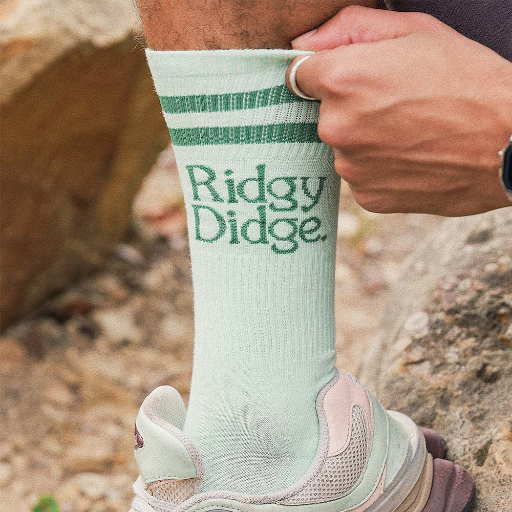 Ridgy Didge Mens Socks - Light Green - Image 2