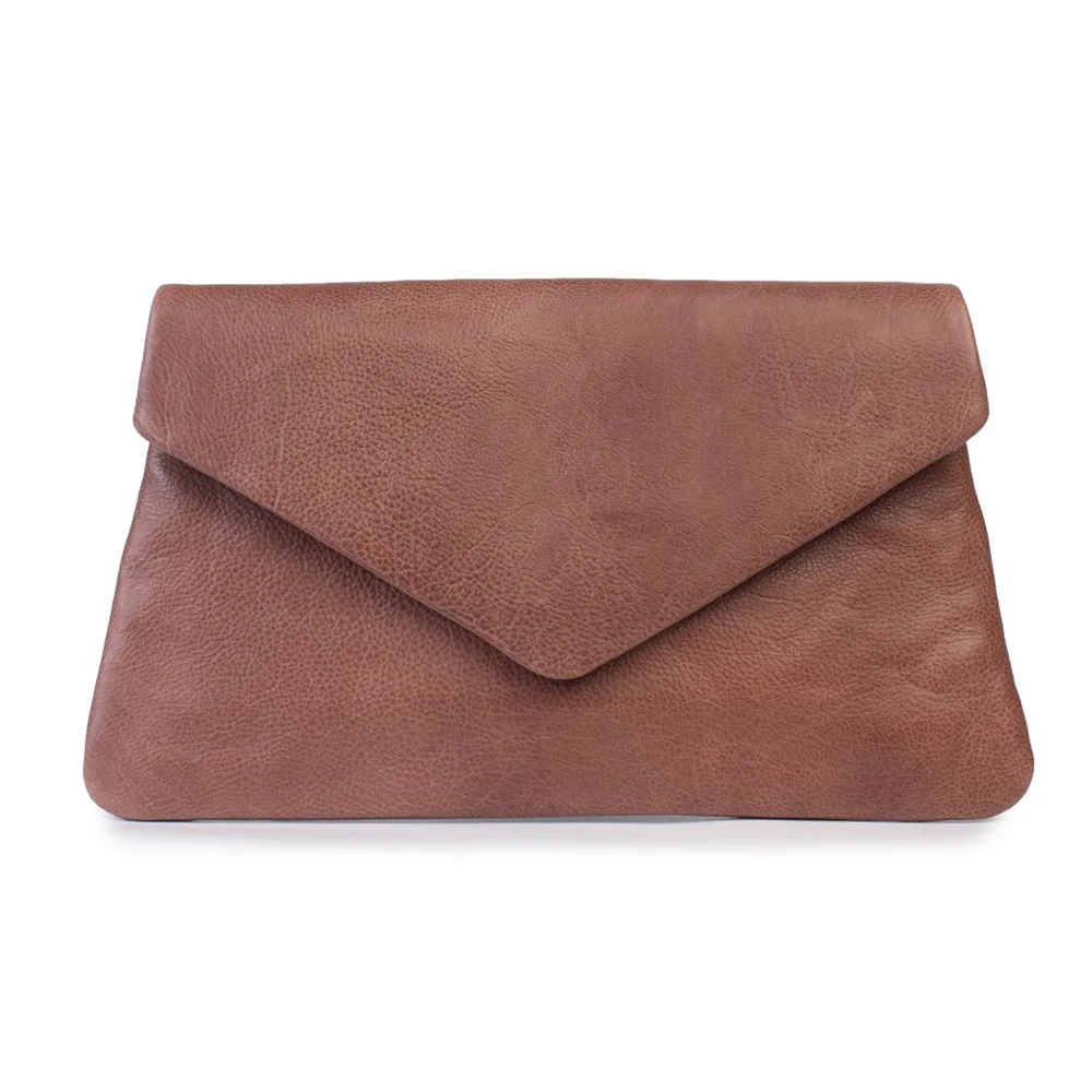 Riley Clutch - Brown