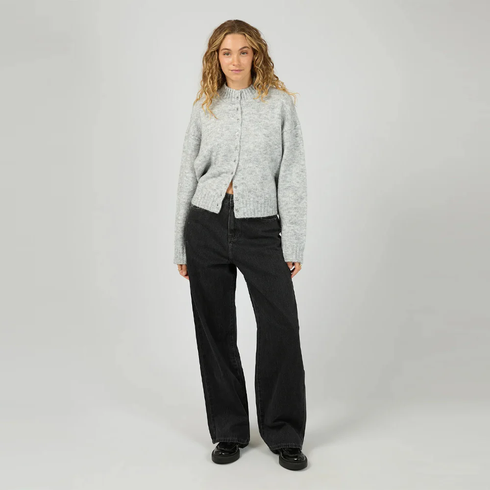 Rosalia Cardigan - Grey Marle - Image 2