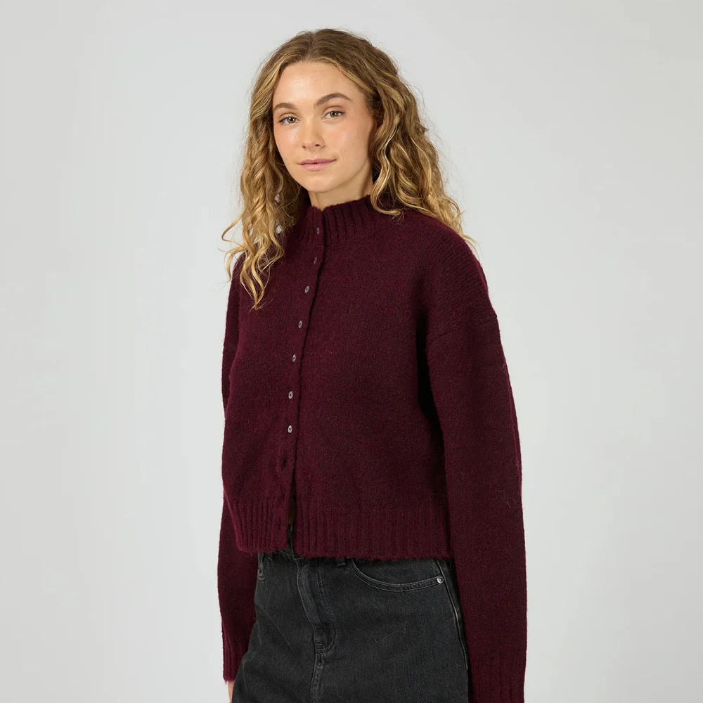Rosalia Cardigan - Wine - Image 2
