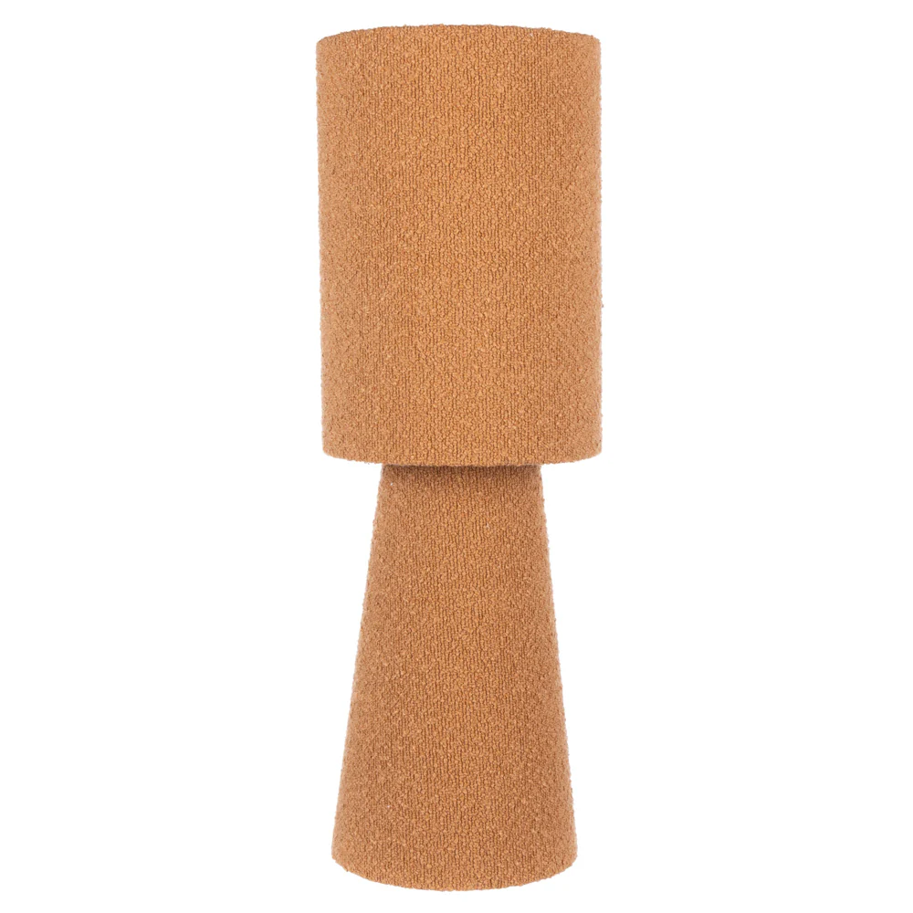 Rowen Boucle Table Lamp - Rust