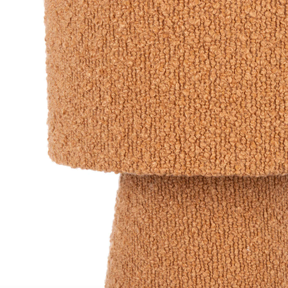 Rowen Boucle Table Lamp - Rust - Image 4