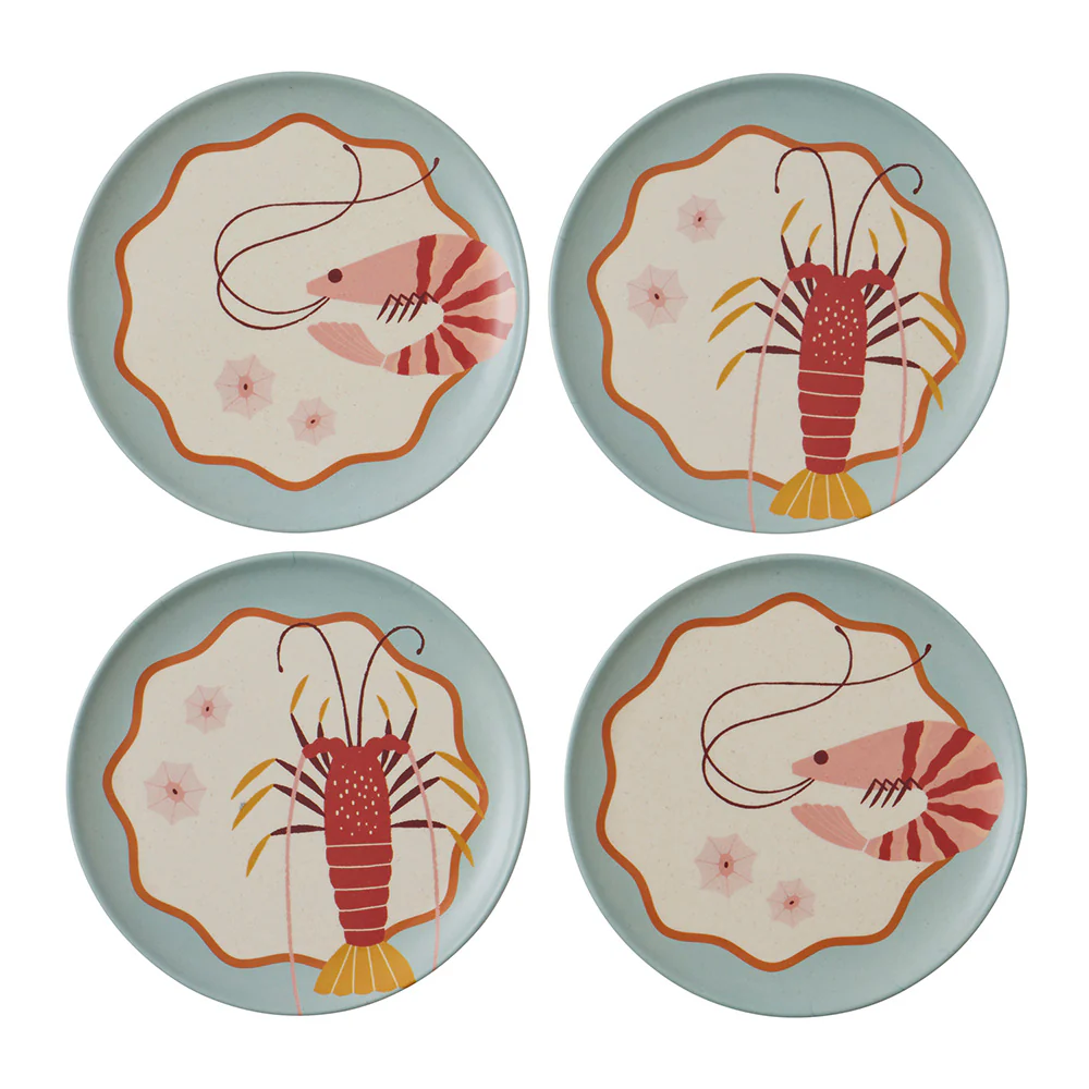 Shack Bamboo Fibre Plates (Set of 4)