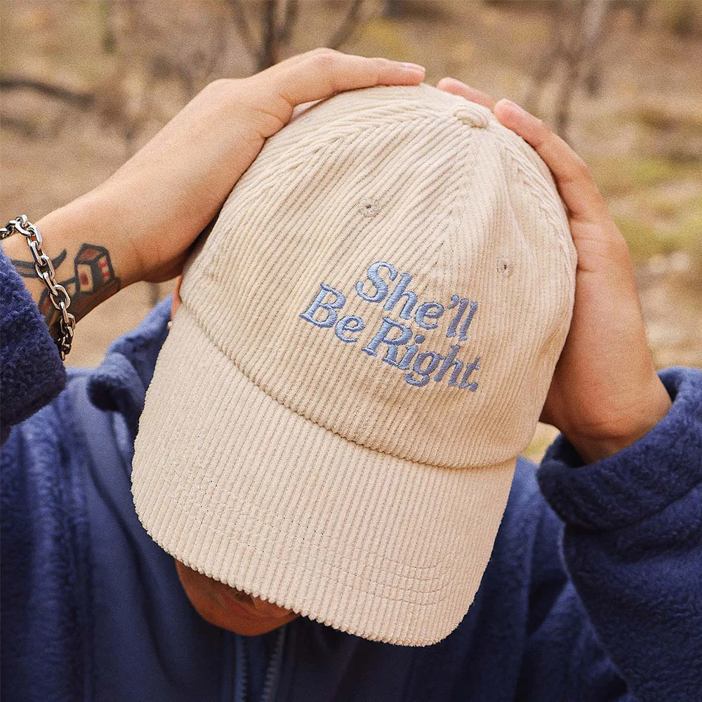 She’ll Be Right Cord Cap - Nautical - Image 2