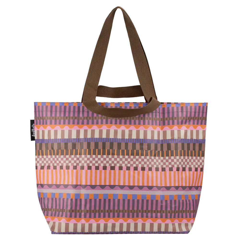 Shopper Tote - Carnival Stripe