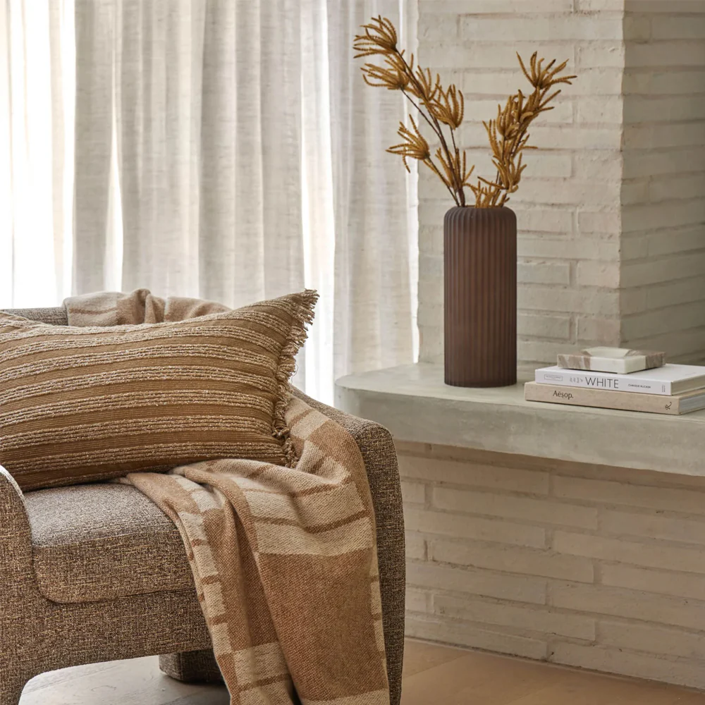 Sienna Cushion 60 x 40cm Camel - Image 2