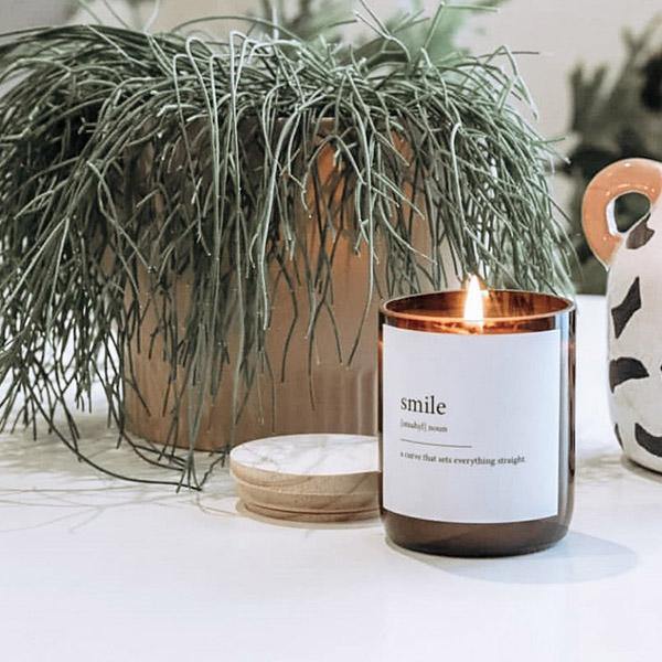 "Smile" Dictionary Candle - Image 2