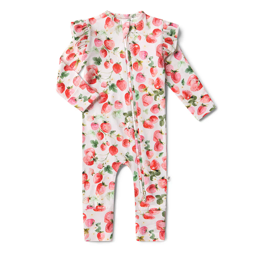 Snugglesuit Convertible Romper Strawberry