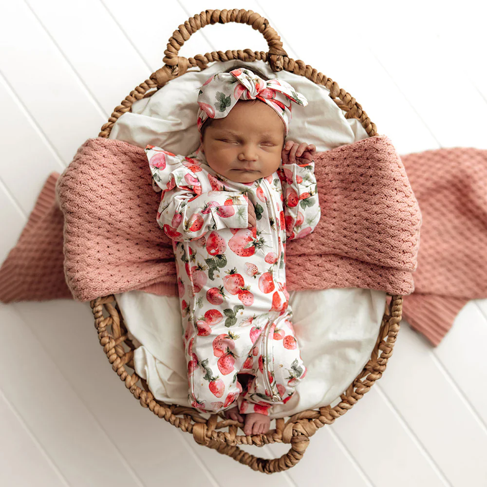 Snugglesuit Convertible Romper Strawberry - Image 2