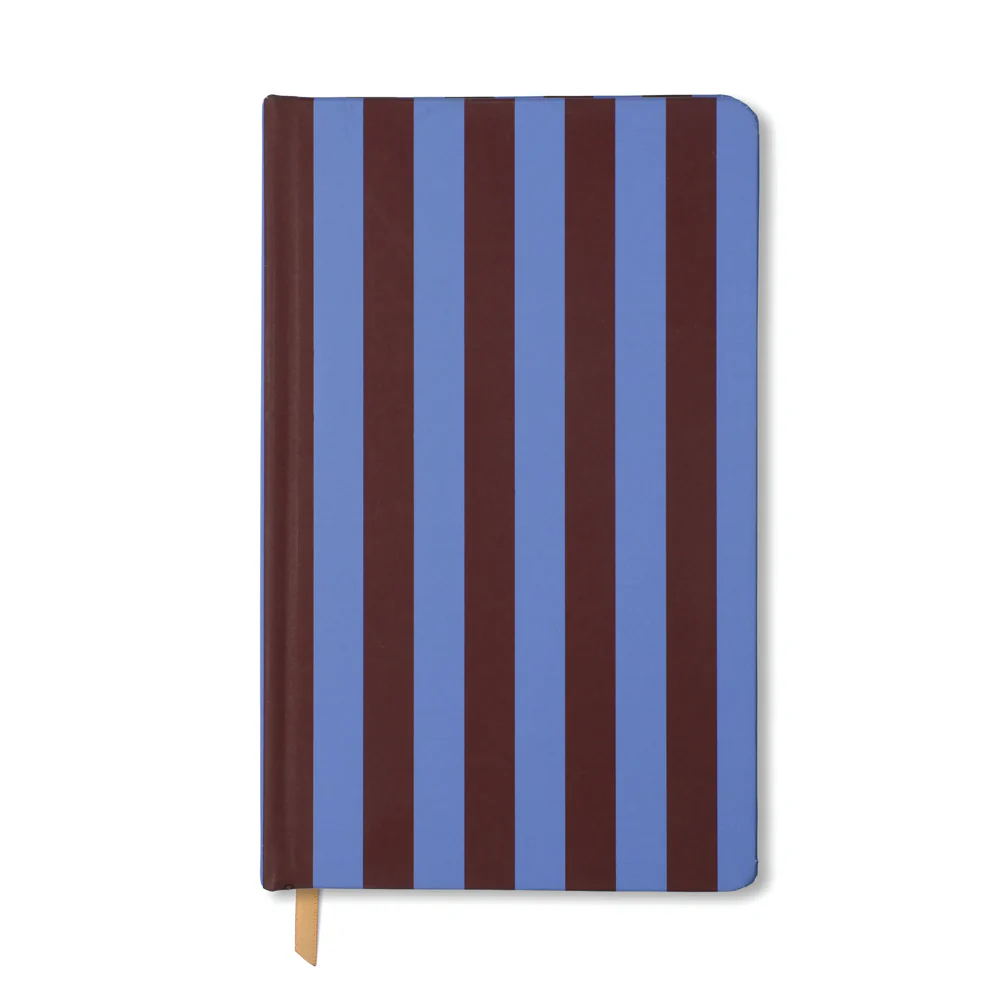 Soft Touch Journal - Purple + Nutmeg Stripe