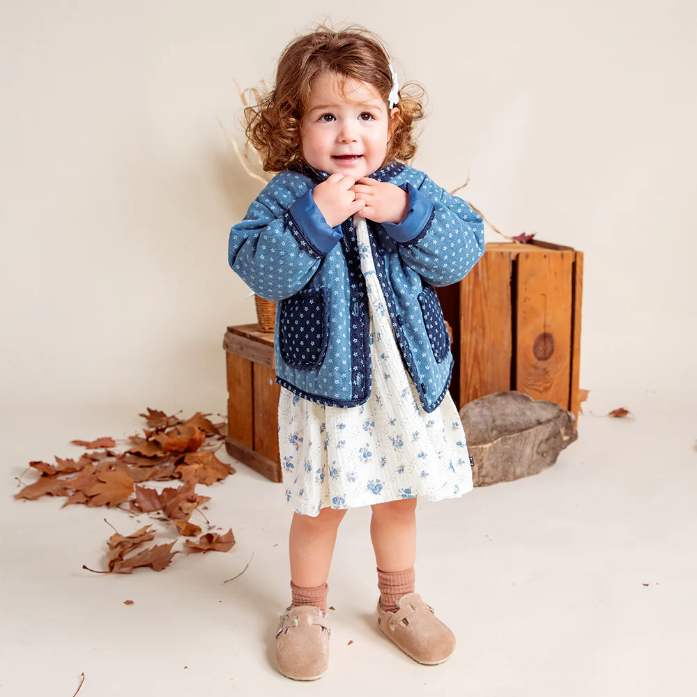 Starflower Jacket - Denim  Print - Image 3
