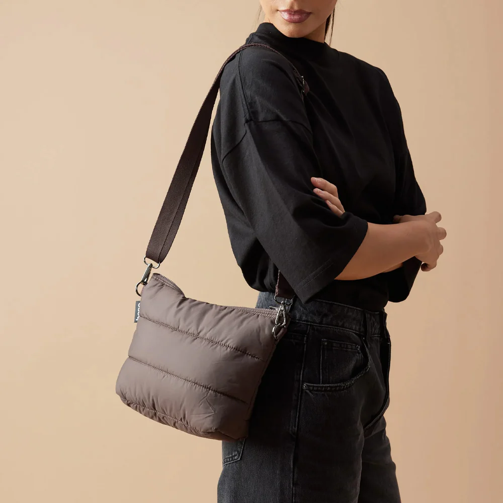 Stash Base Crossbody Bag - Chocolate - Image 2
