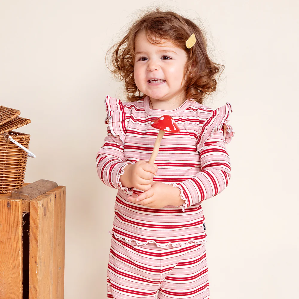 Summit Long Sleeve Rib - Stripe