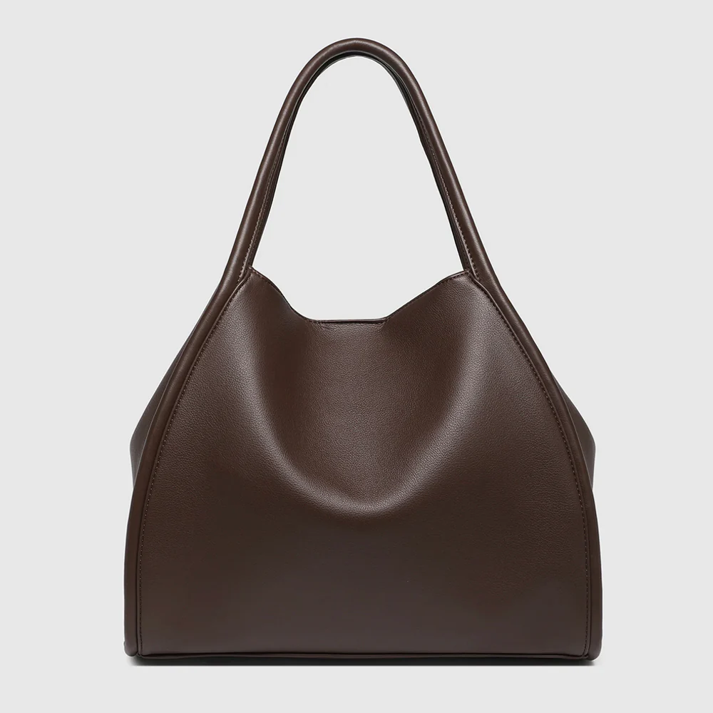 Sutton Shoulder Bag - Chocolate - Image 4