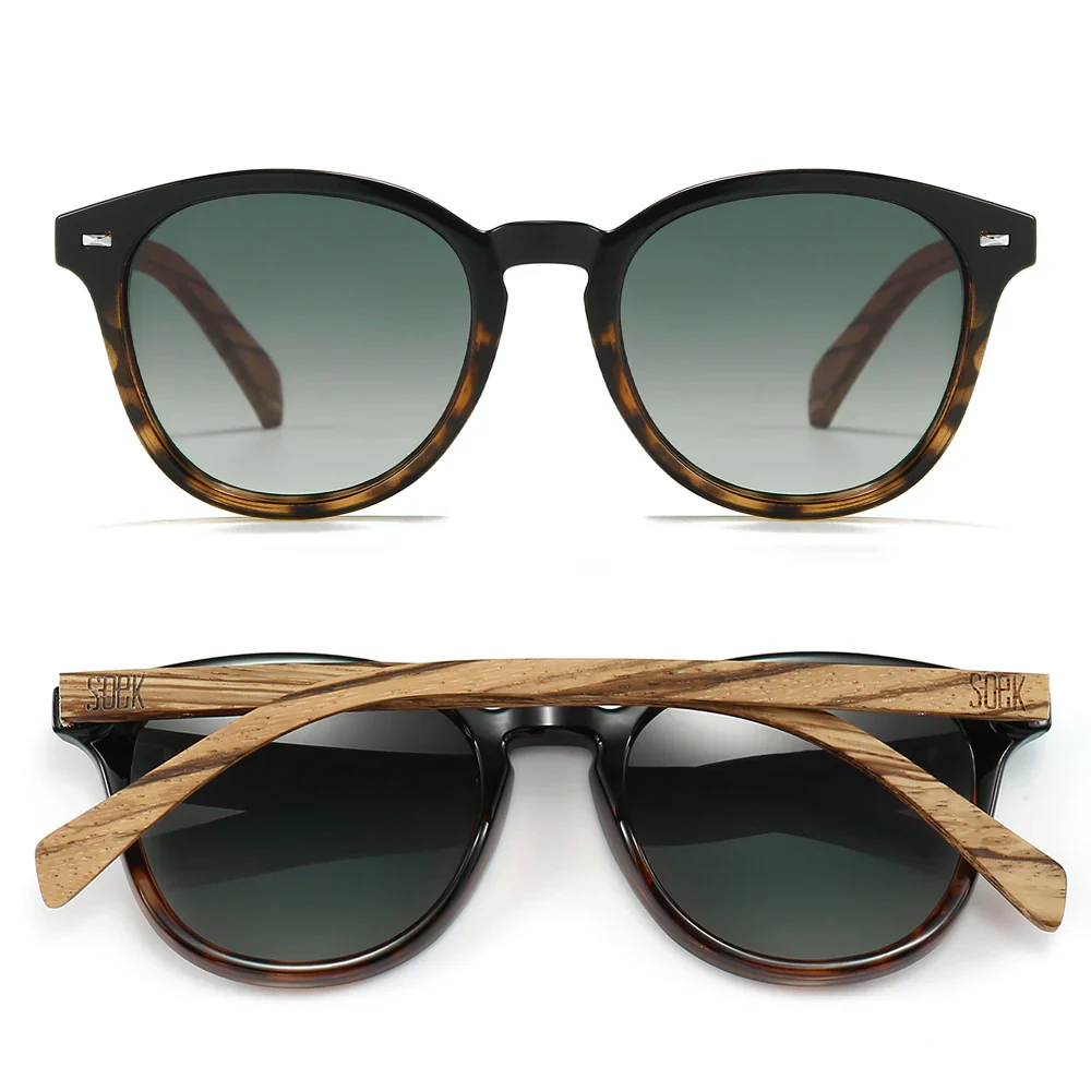 Taine Black Tort - Khaki/Walnut - Image 4