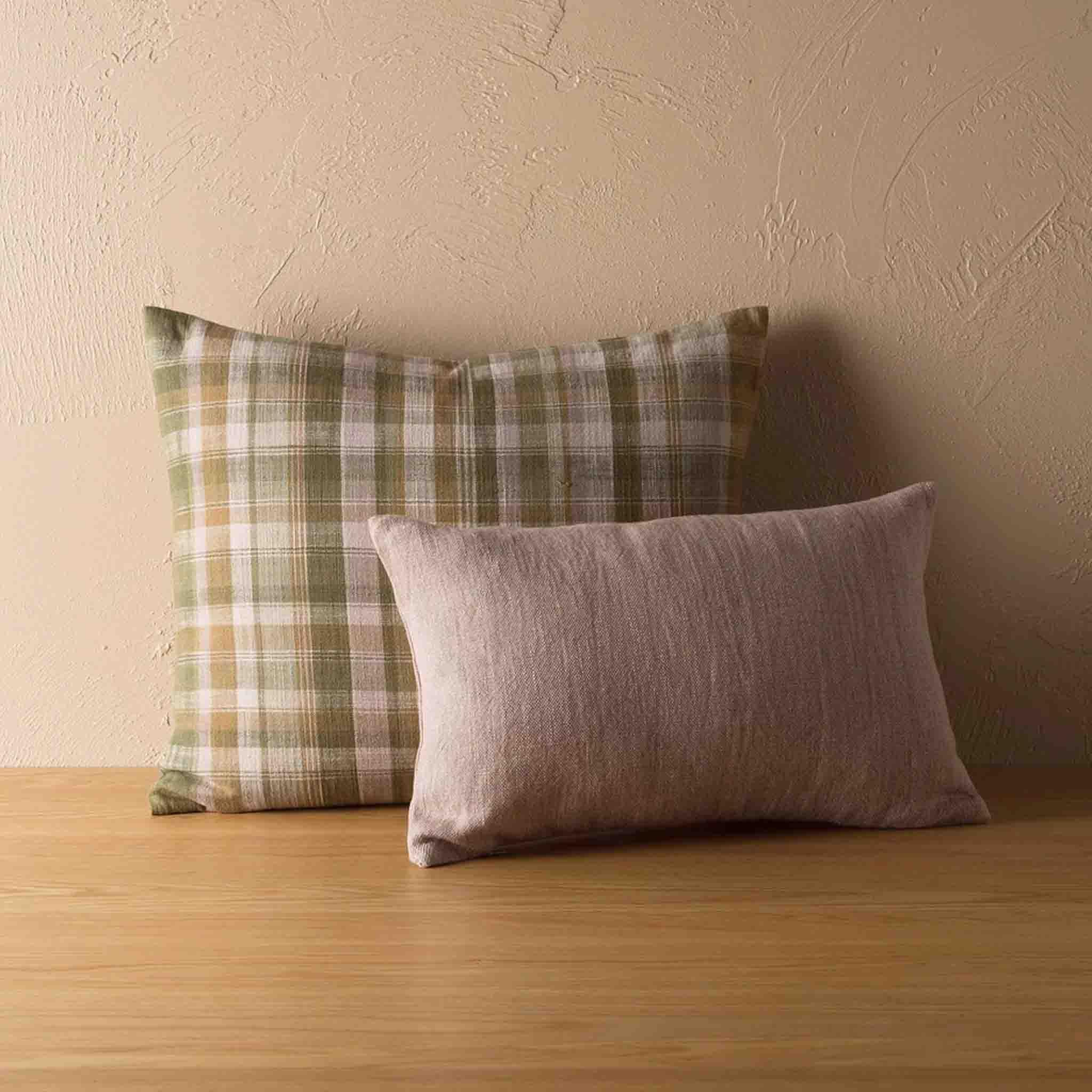 Tasman Woven Cushion (Caper/Multi) 55 x 45 cm - Image 3