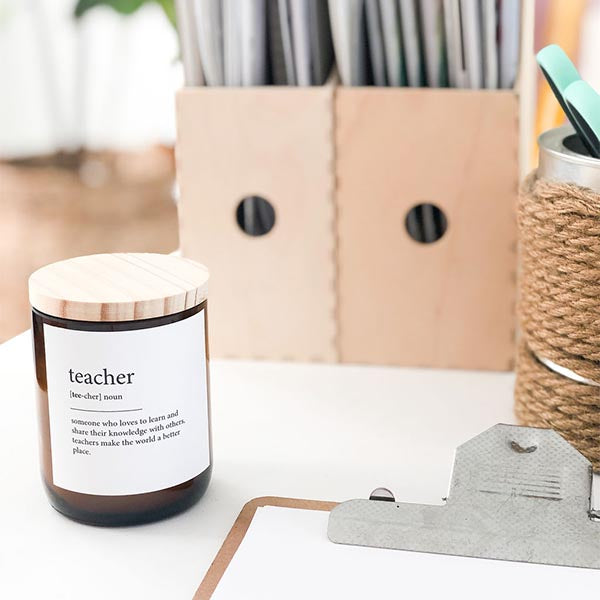 "Teacher" Dictionary Candle - Image 4