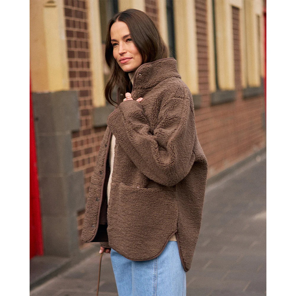 Teddy Jacket - Chocolate - Image 3