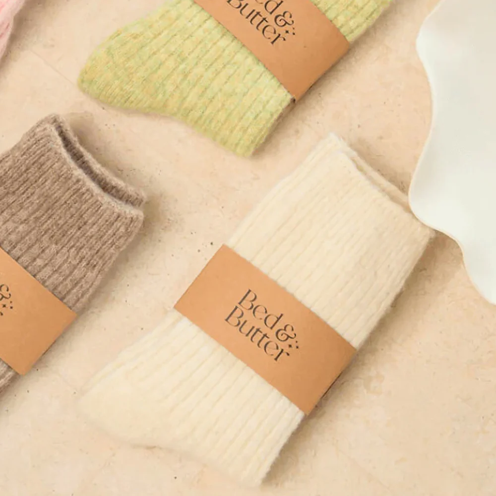 The Comfiest Socks - Cream - Image 2
