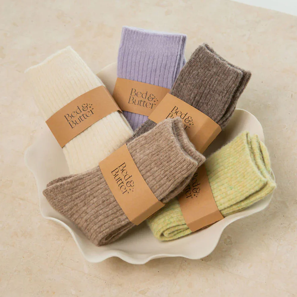 The Comfiest Socks - Light Brown - Image 2