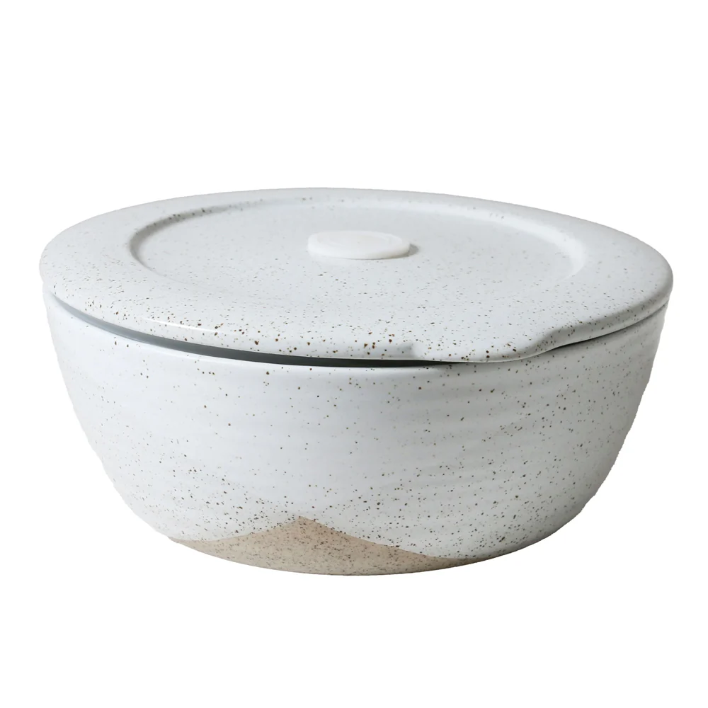 The Wanderer White Speckle 1L Container