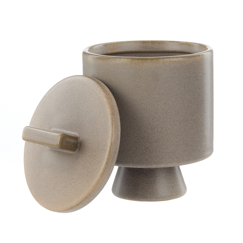 Tuva Stoneware Canister - Brown - Image 2